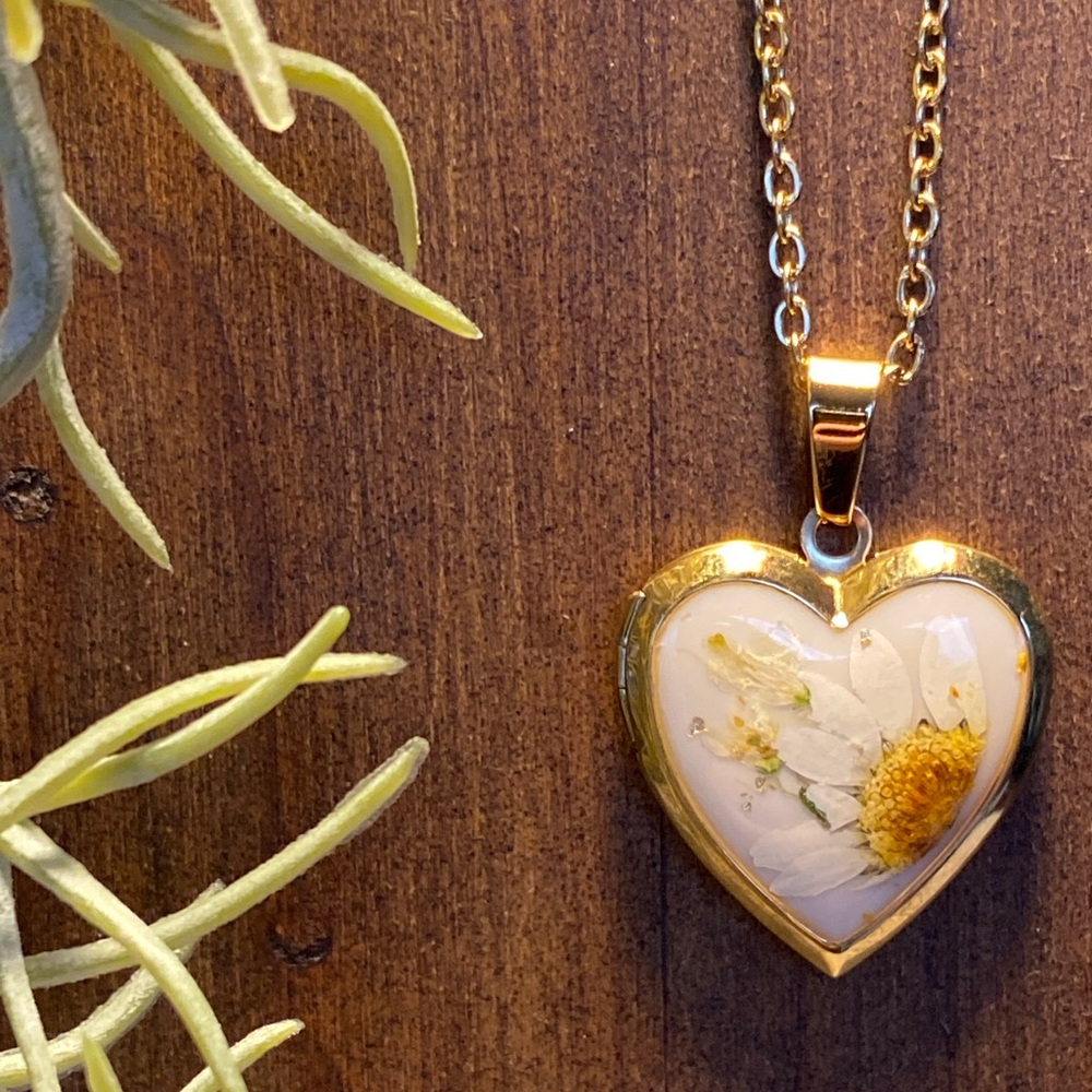 Pressed Flower Locket